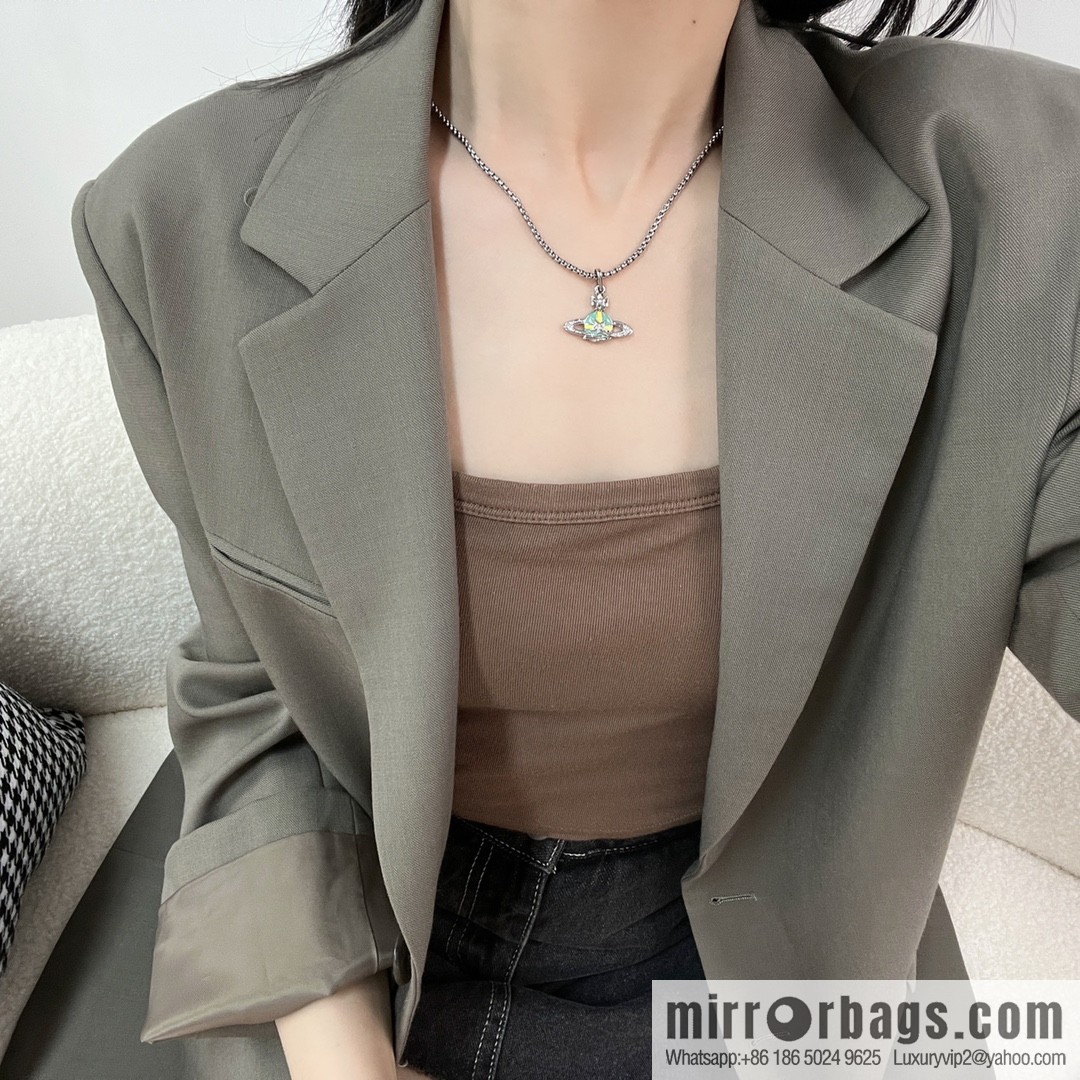 New ☑️ Vivienne Westwood Queen Mother Saturn necklace