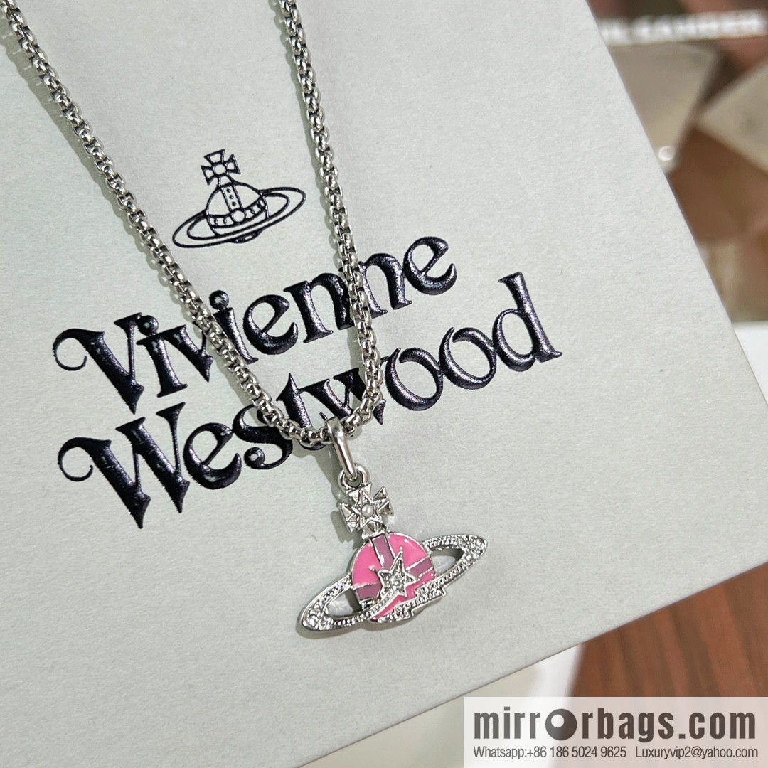 New ☑️ Vivienne Westwood Queen Mother Saturn necklace