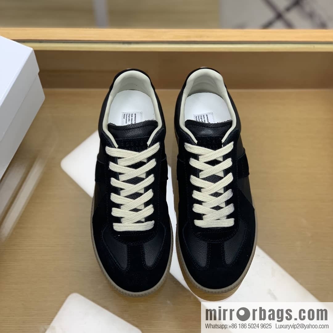 𝐌𝐚𝐢𝐬𝐨𝐧𝐌𝐚𝐫𝐠𝐢𝐞𝐥𝐚 leather (fabric) and nubuck Unisex shoes