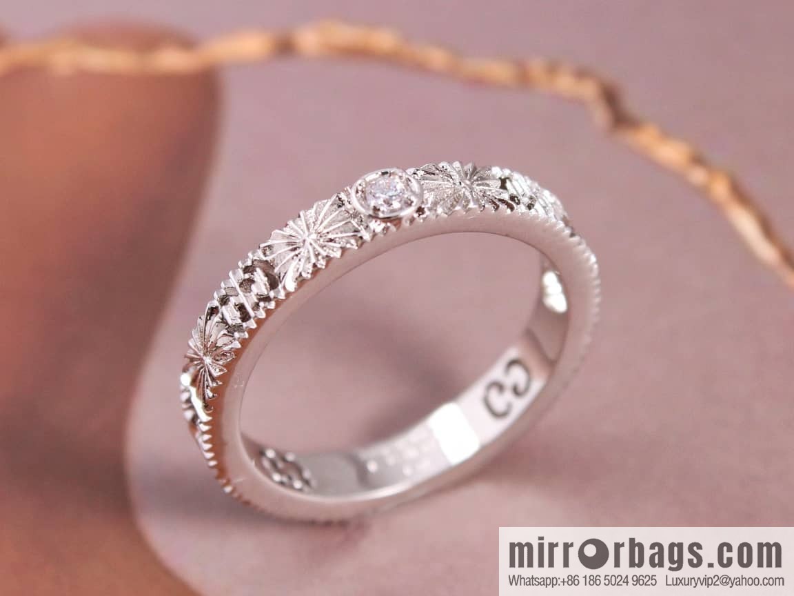 New gucci Gucci lcon series double G ring