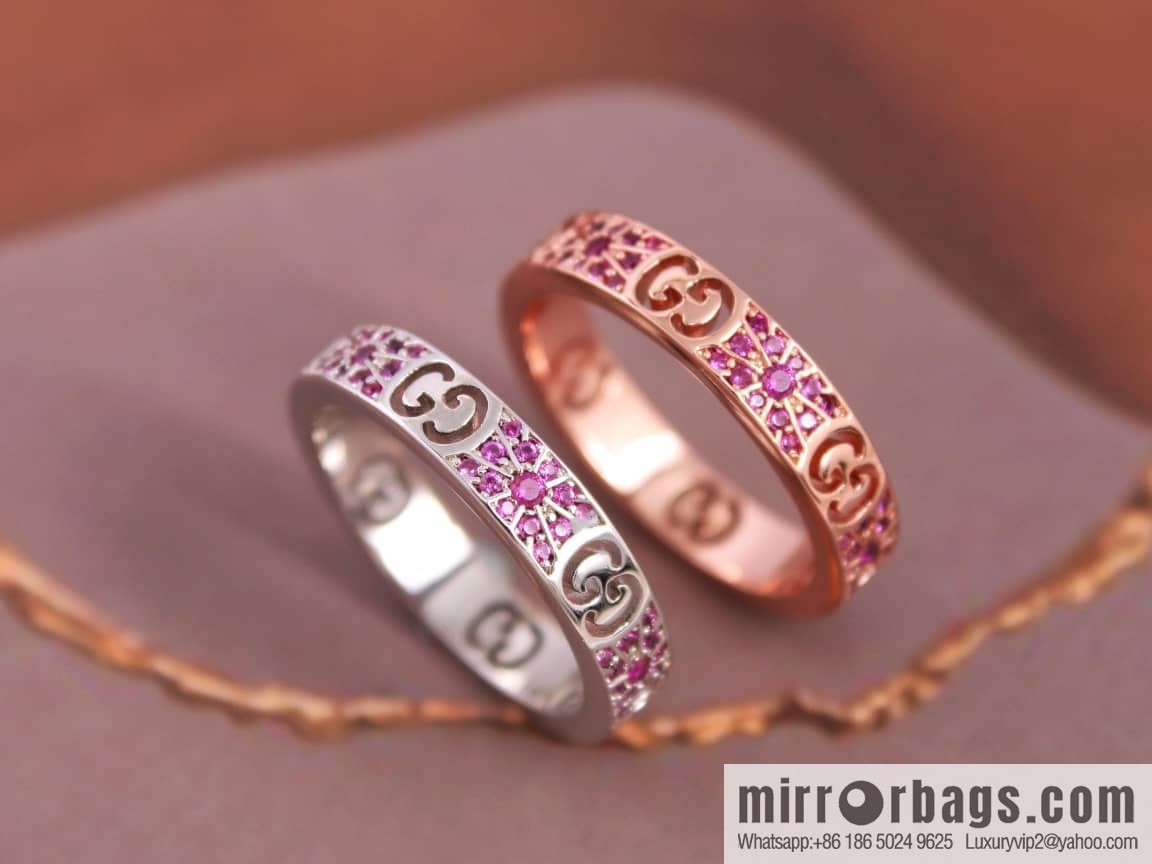 New gucci Gucci lcon series double G ring