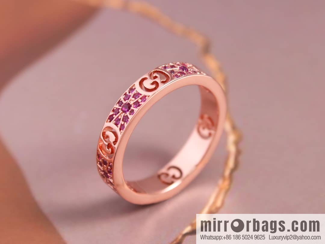 New gucci Gucci lcon series double G ring