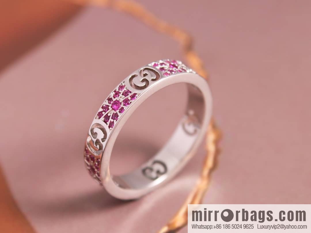 New gucci Gucci lcon series double G ring