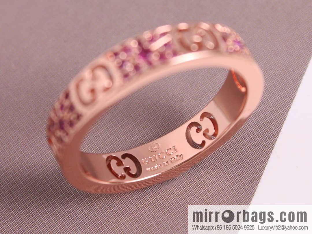 New gucci Gucci lcon series double G ring