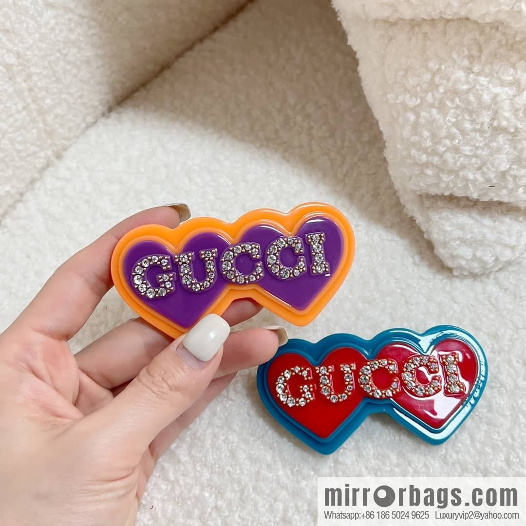 New Gucci full diamond gucci letter hairpin hairpin