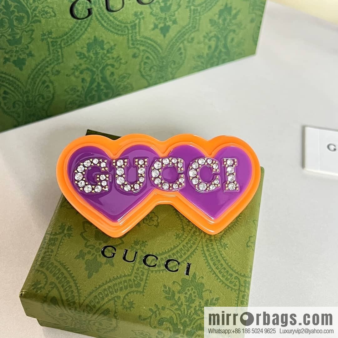 New Gucci full diamond gucci letter hairpin hairpin