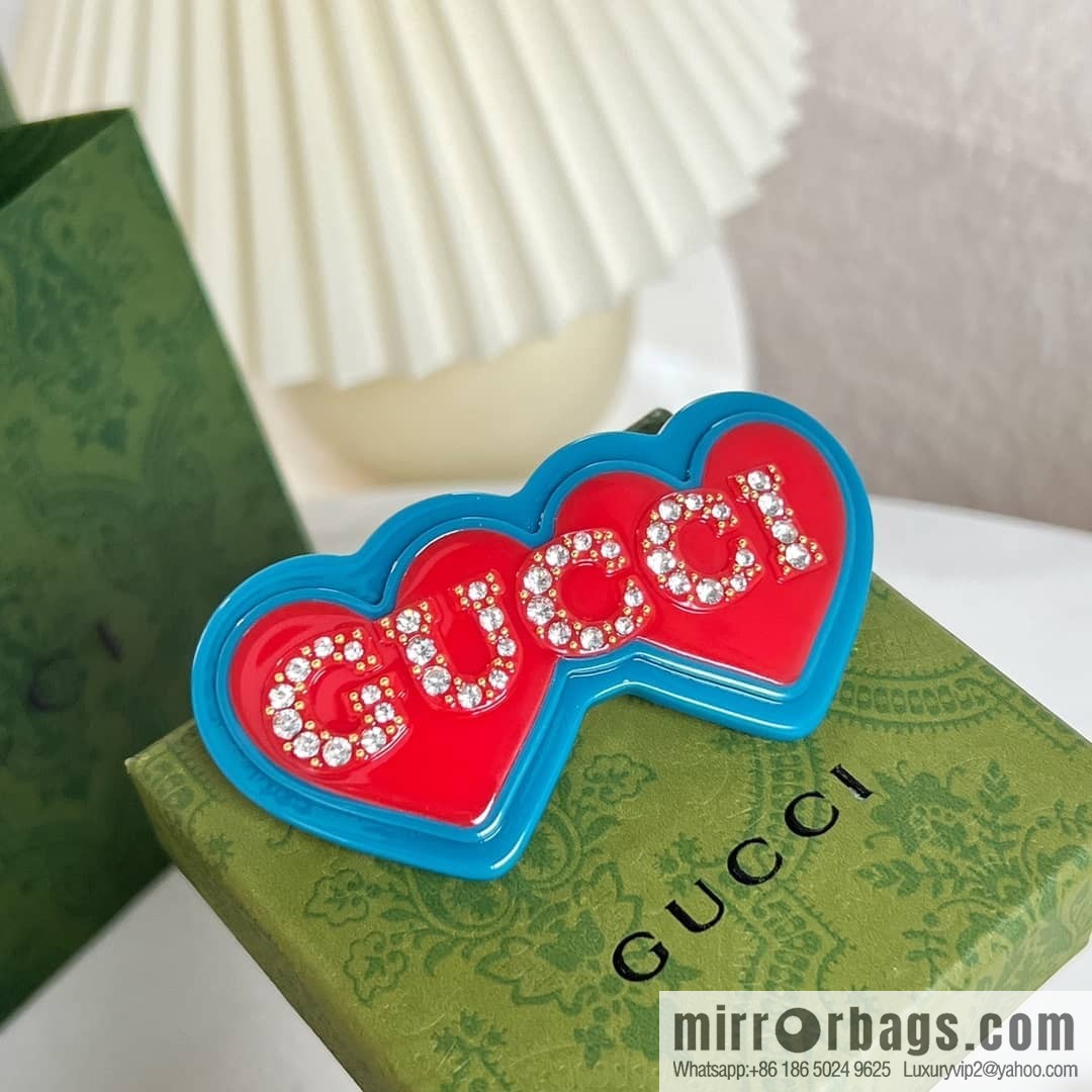 New Gucci full diamond gucci letter hairpin hairpin