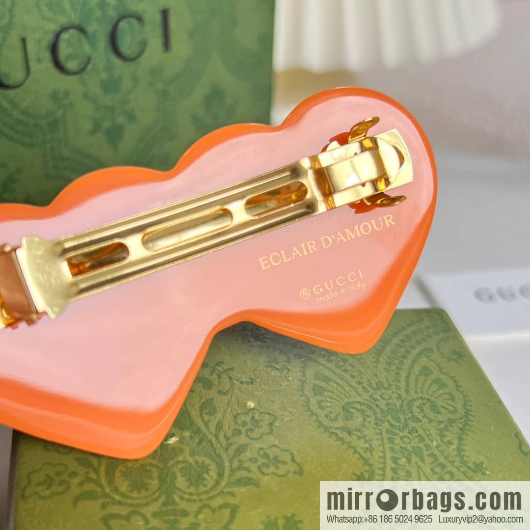New Gucci full diamond gucci letter hairpin hairpin
