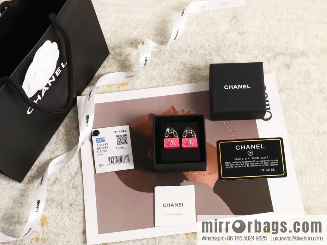New ☑️ Chanel c1 double c lock bag stud earrings