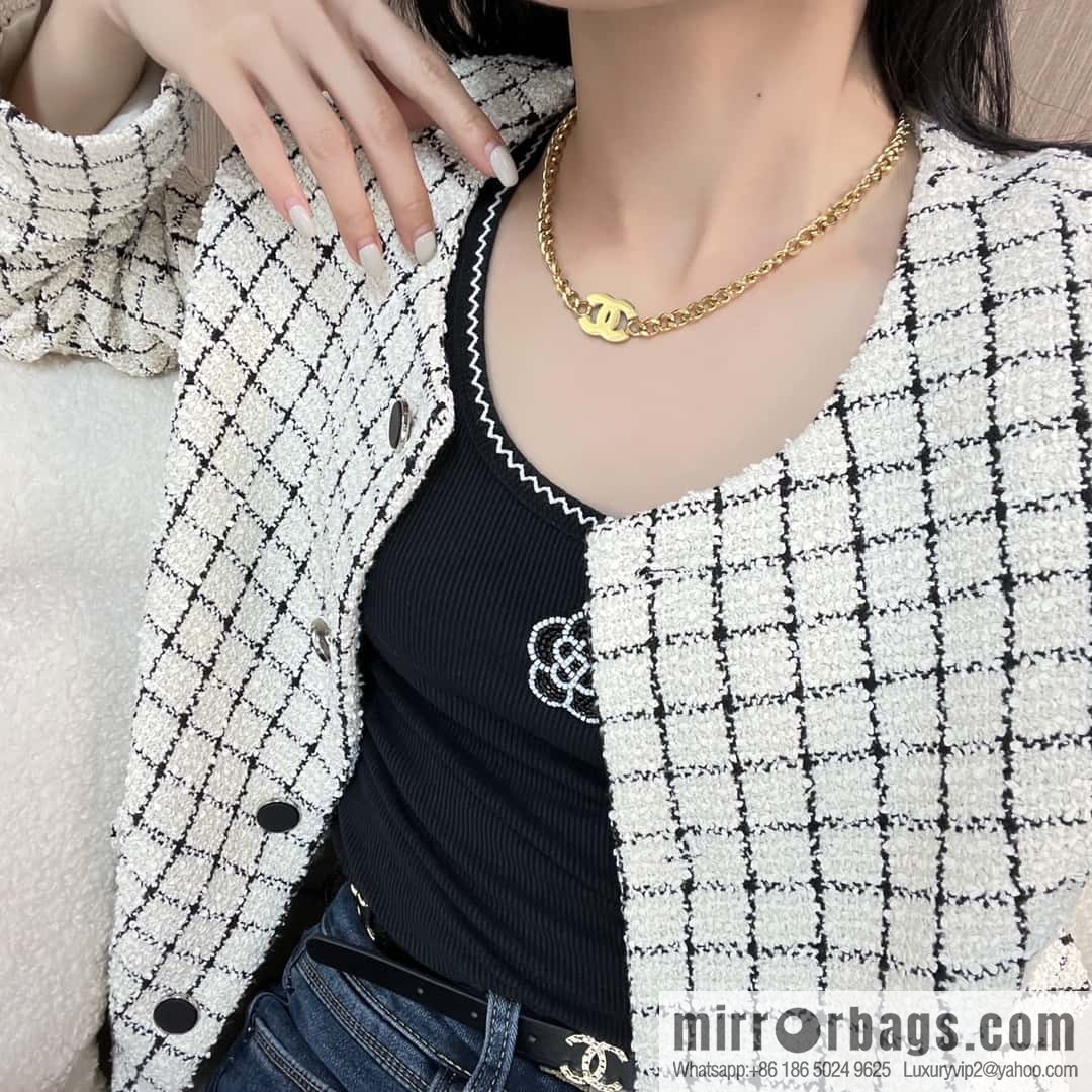 New ☑️ Chanel gold double c necklace