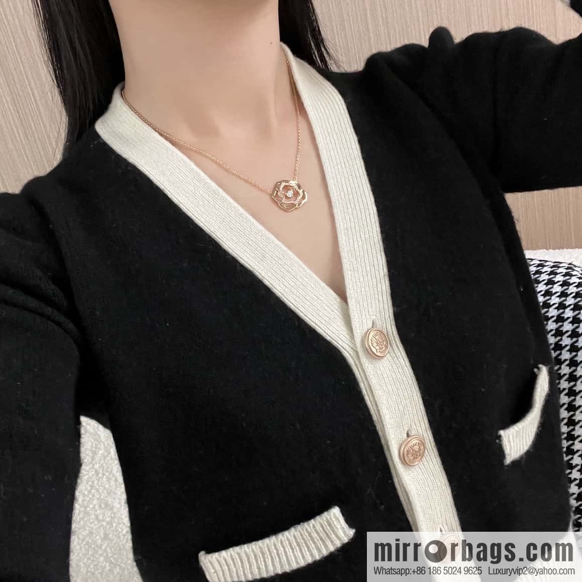 Piaget rose necklace