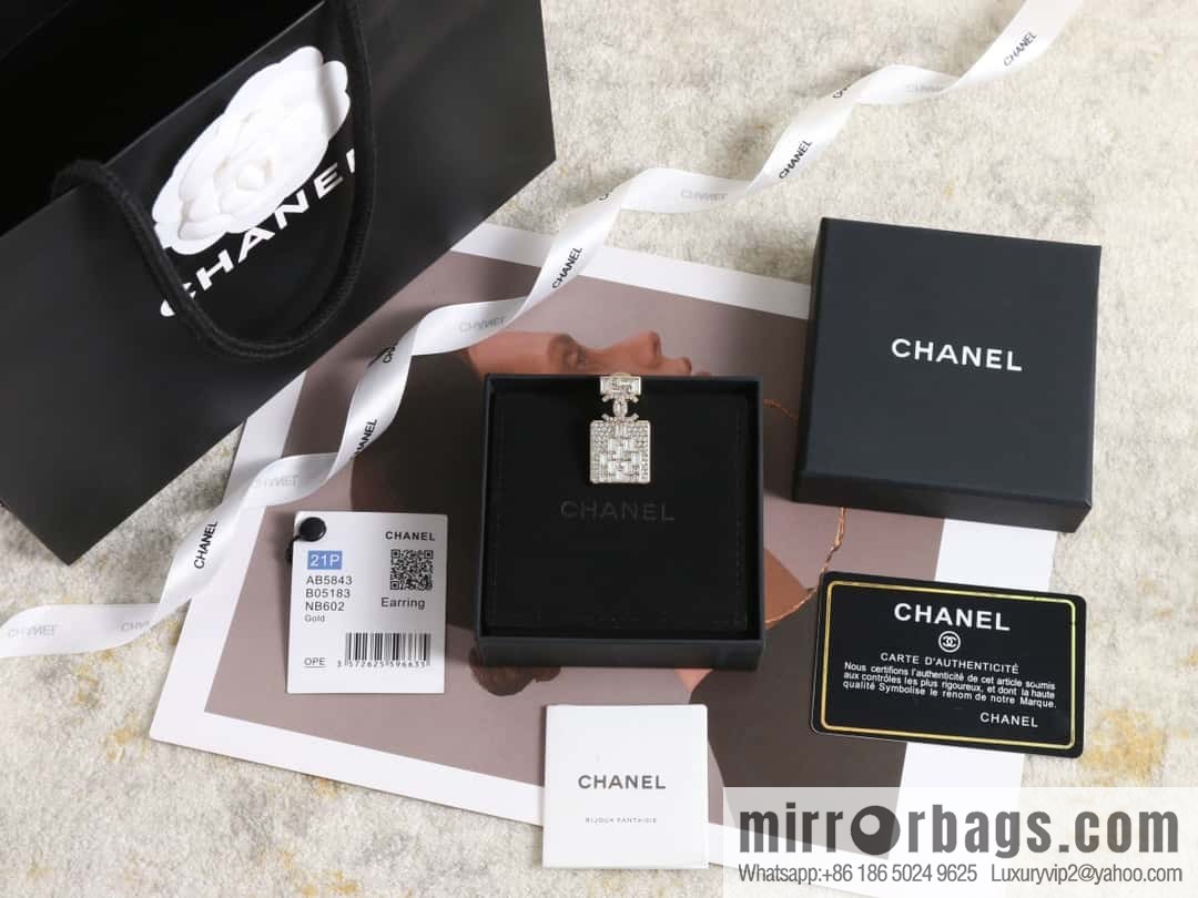 New ☑️ Chanel double c full diamond perfume bottle brooch
