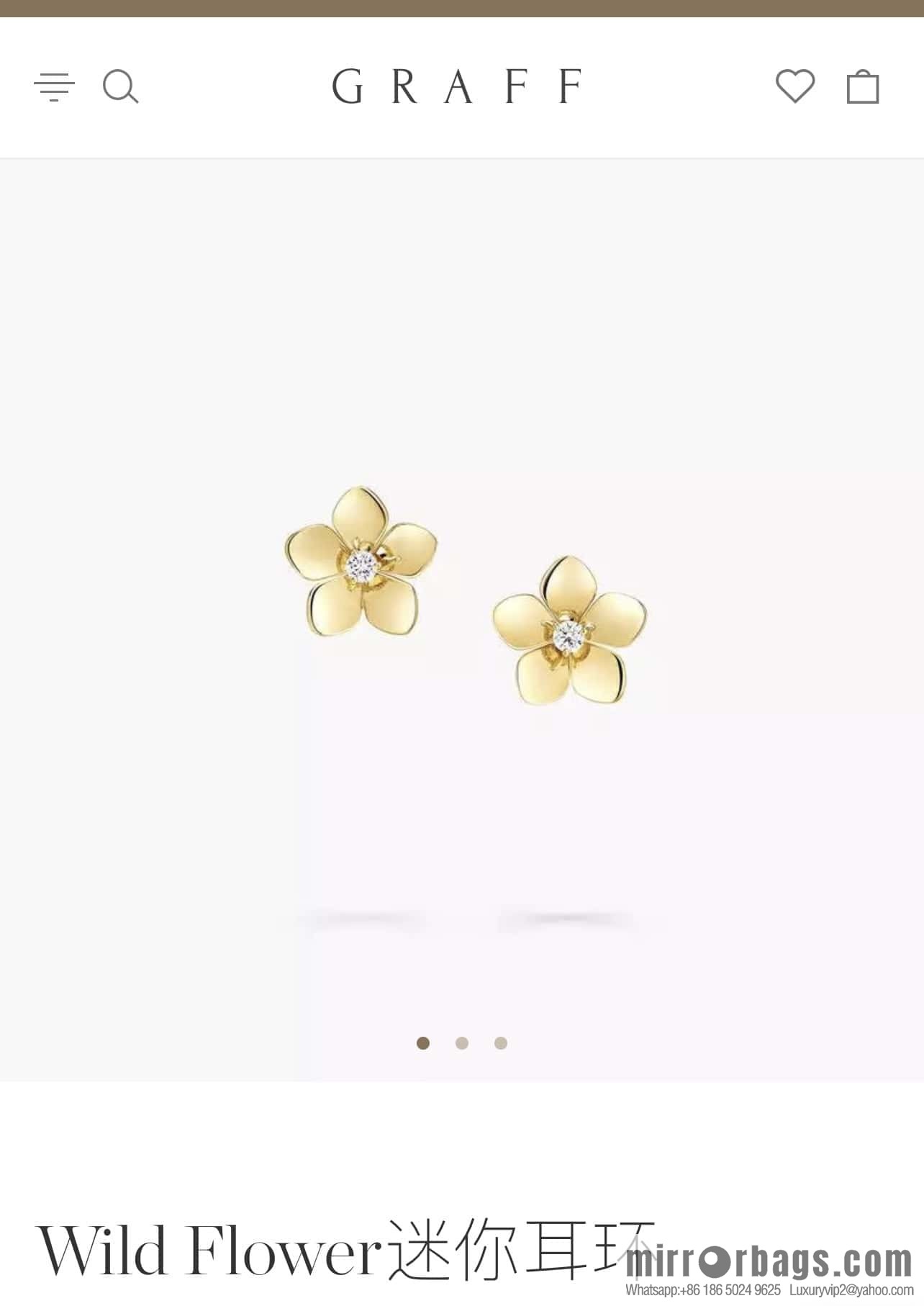 GRAFF Flower πΊ stud earrings