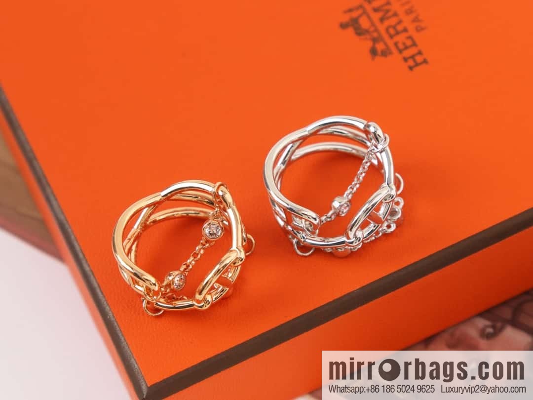 New ☑️ Hermès HERMES chain strap ⛓ pig nose ring