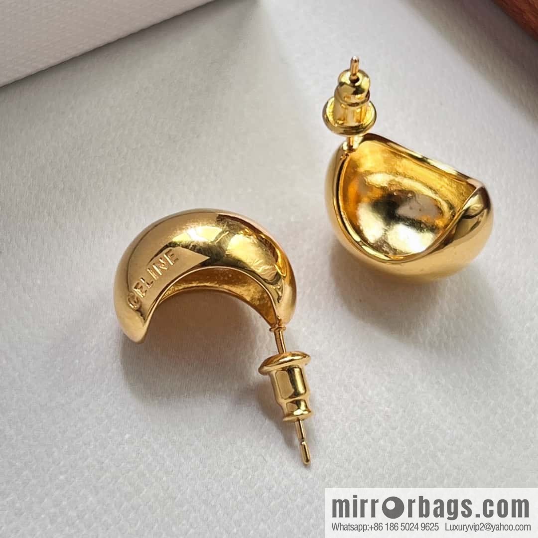 New ☑️ Celine gold drop stud earrings