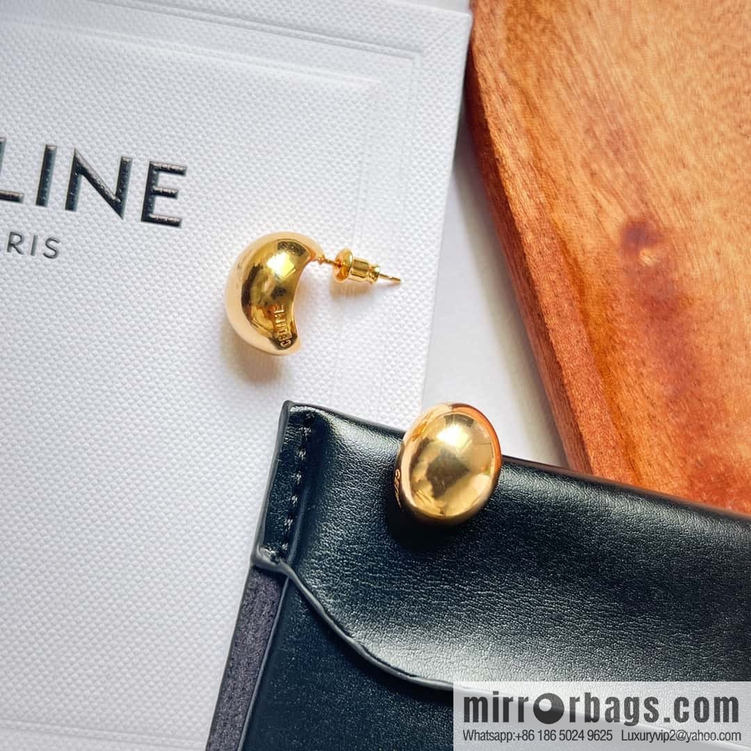 New ☑️ Celine gold drop stud earrings