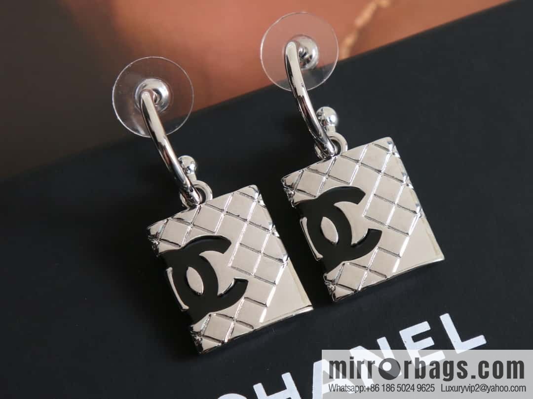 New ☑️ Chanel medieval series c2 diamond double c stud earrings
