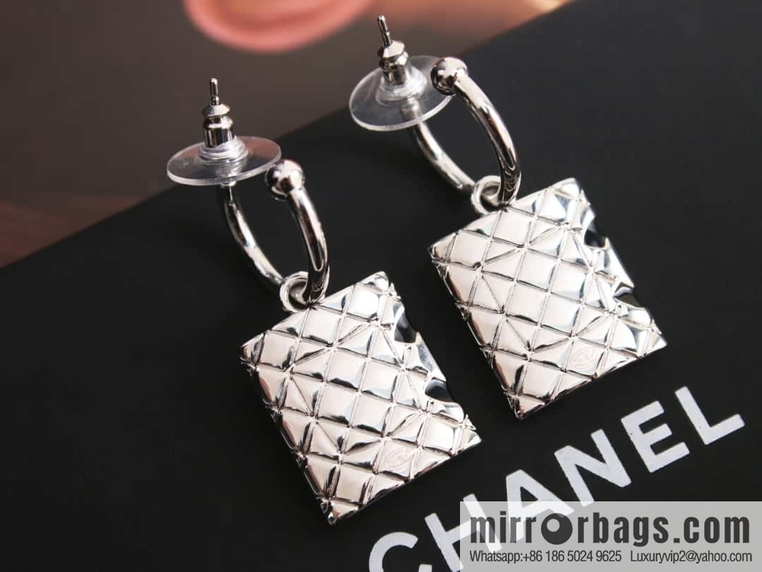 New ☑️ Chanel medieval series c2 diamond double c stud earrings