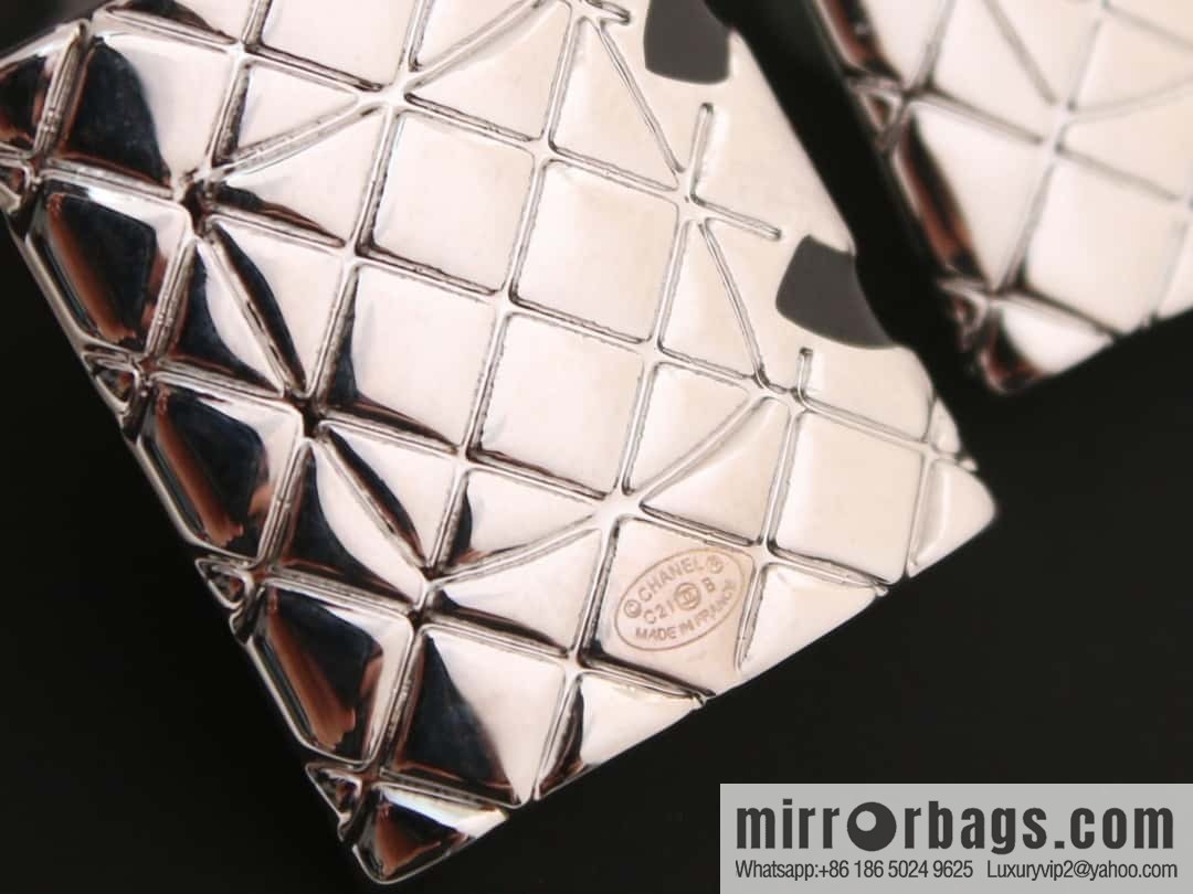 New ☑️ Chanel medieval series c2 diamond double c stud earrings