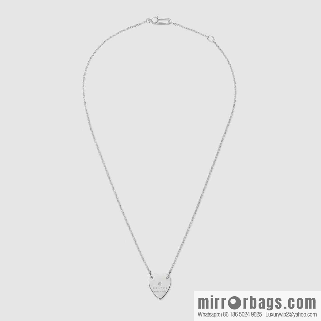 New Gucci gucci love peach heart necklace bracelet