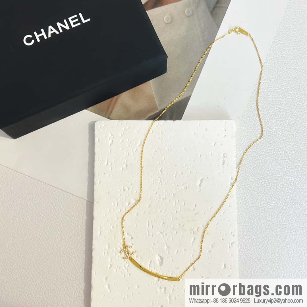 New ☑️ Chanel square double c necklace