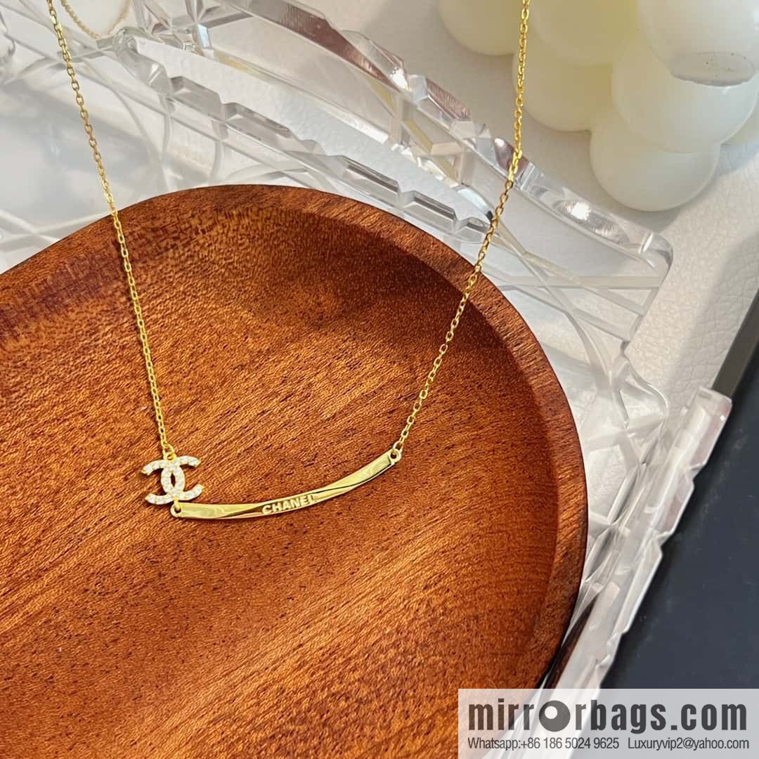 New ☑️ Chanel square double c necklace