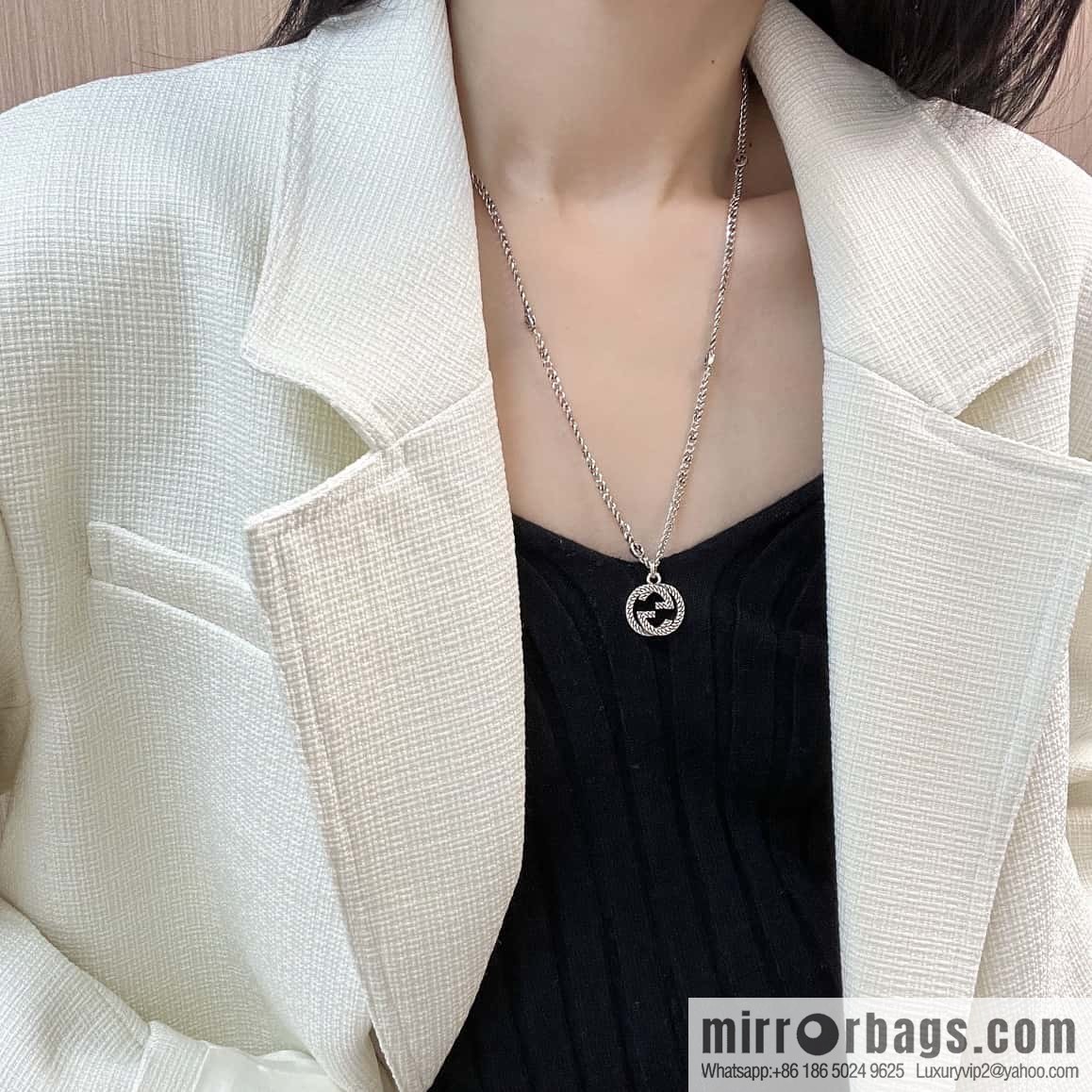 New Gucci gucci double G necklace