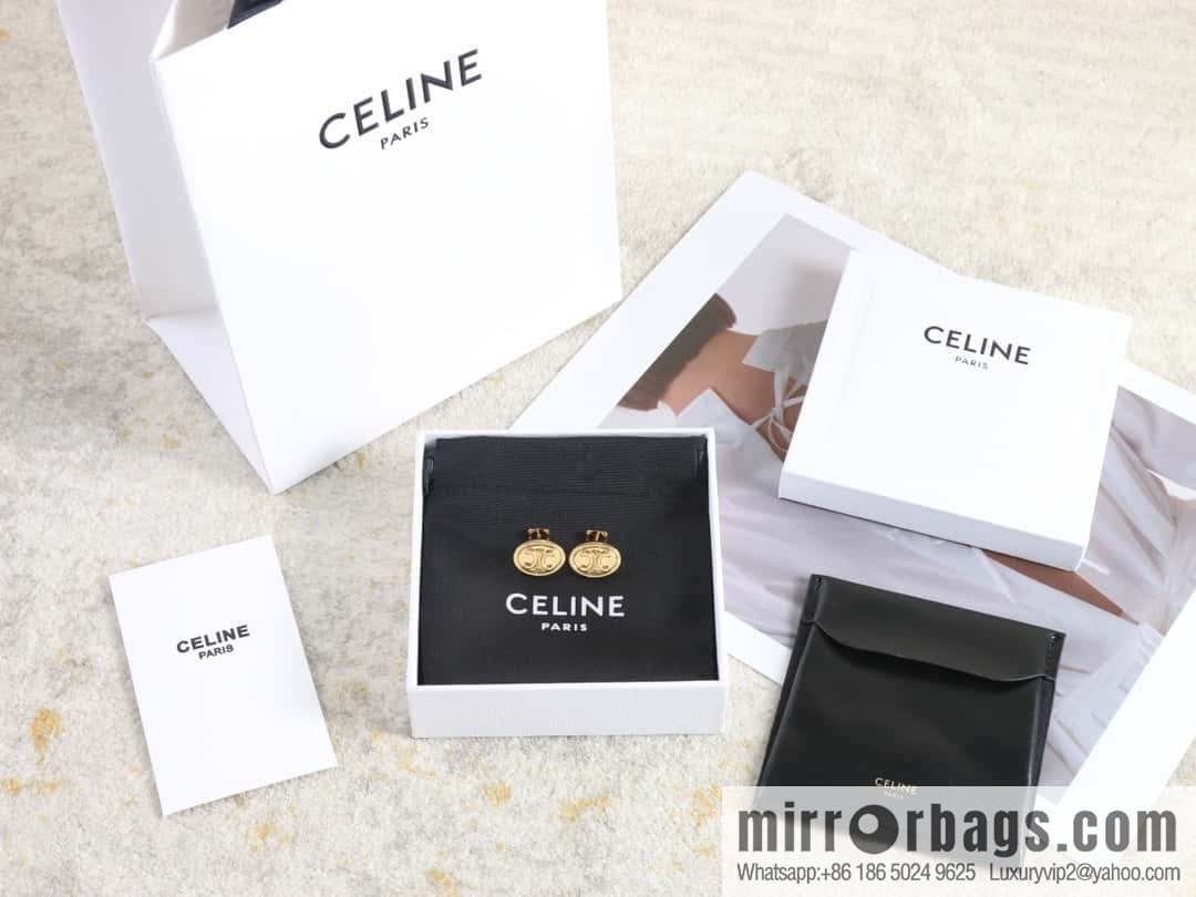 New ☑️ Celine Oval Arc de Triomphe earrings