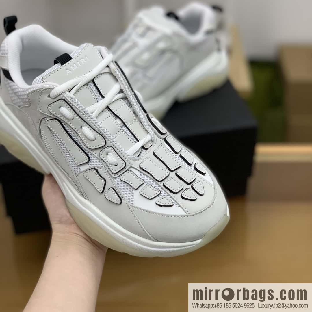 First layer leather patchwork breathable mesh bone bread men's casual shoes