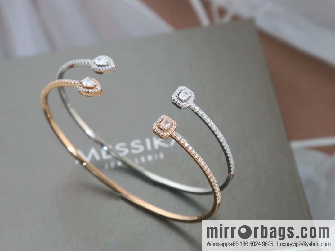 Messika My Twin Toi & Moi Skinny Open Bracelet Bracelet