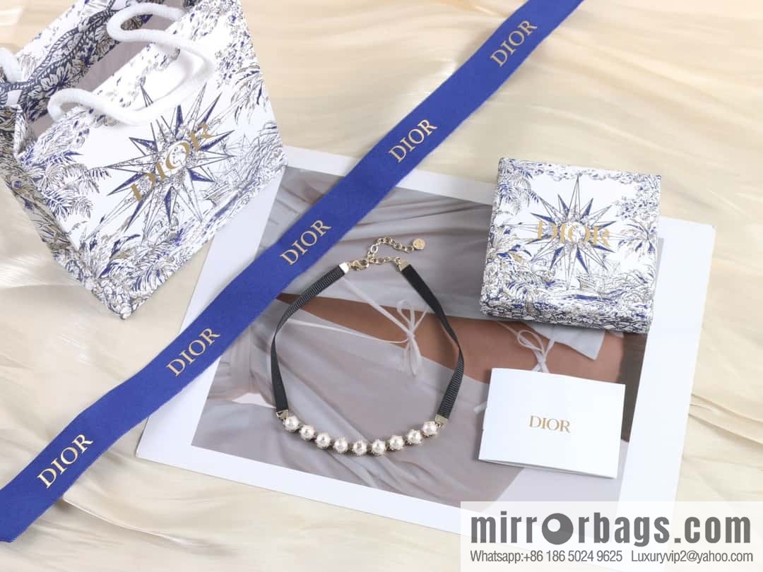 New ☑️ Dior 9 pearl necklace necklace
