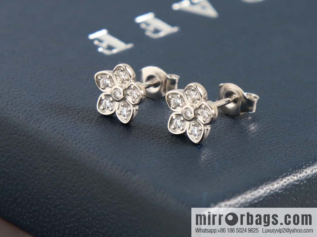 GRAFF Graff full diamond flower earrings
