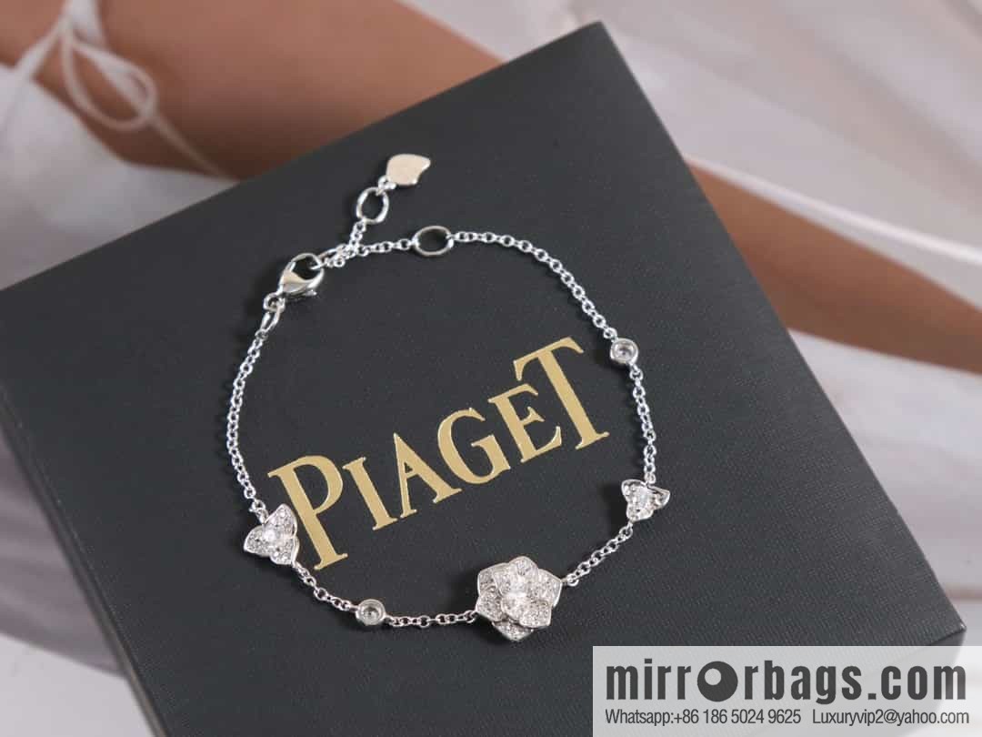 Piaget white gold rose bracelet