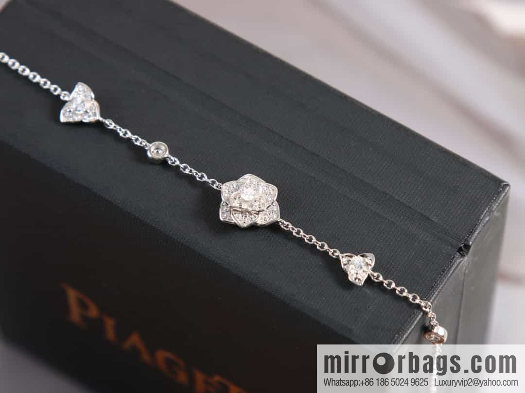 Piaget white gold rose bracelet