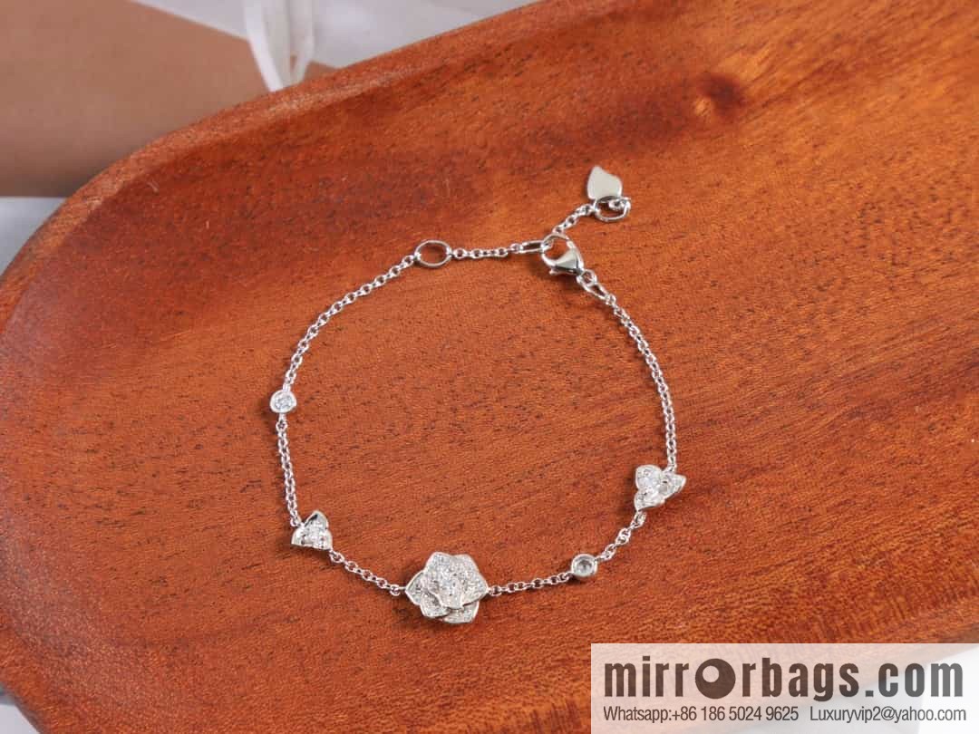 Piaget white gold rose bracelet