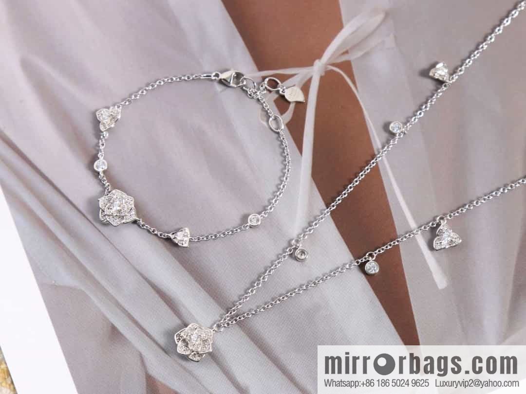 Piaget white gold rose bracelet