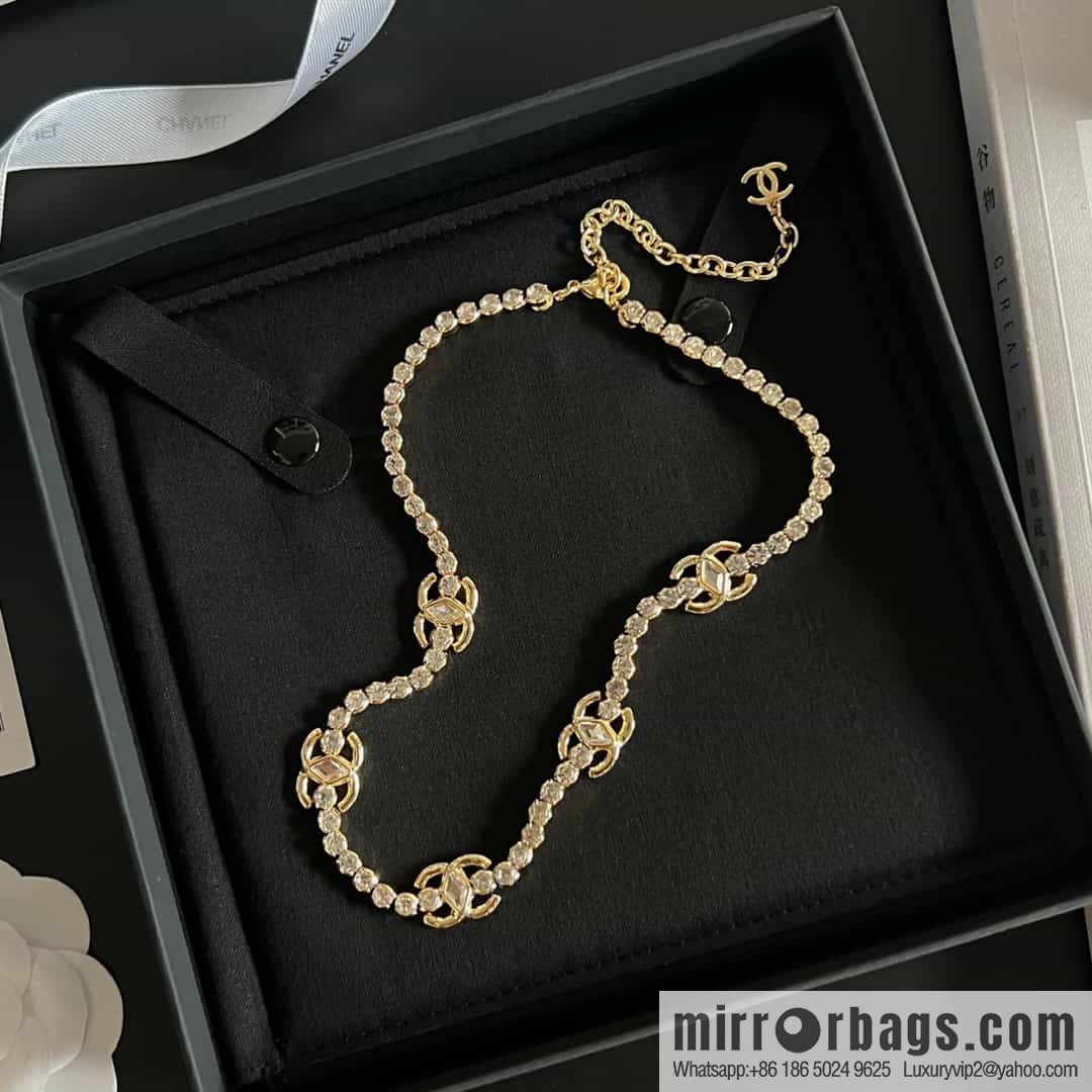 New ☑️ Chanel double c diamond necklace