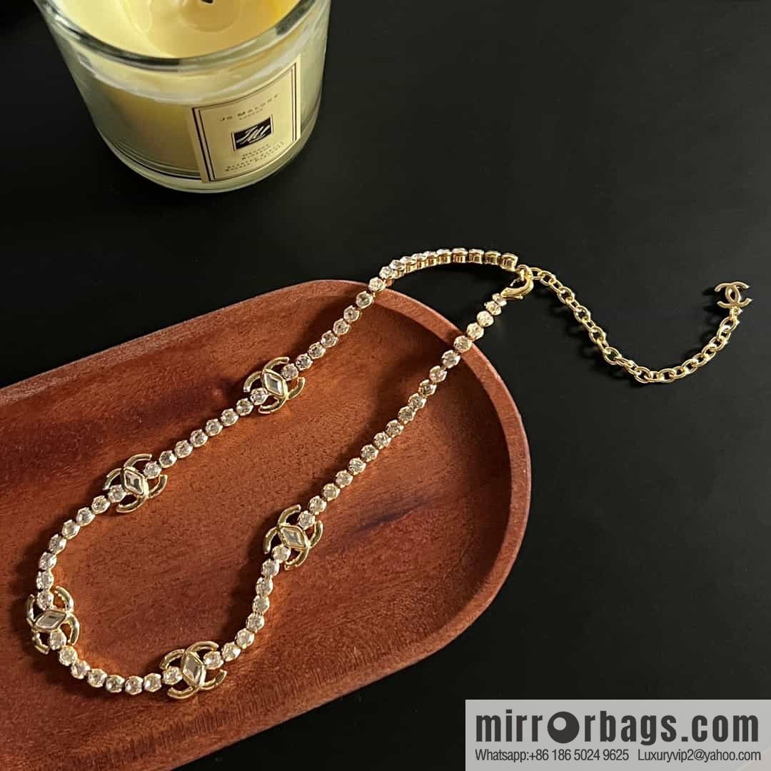 New ☑️ Chanel double c diamond necklace