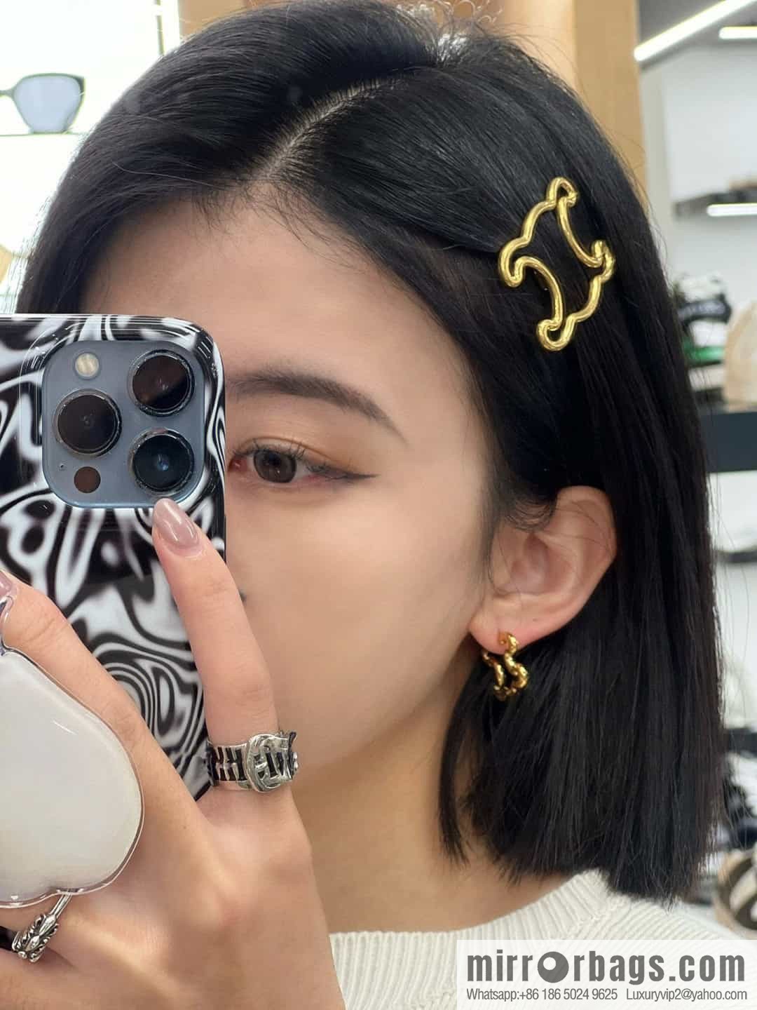 New Celine Arc de Triomphe hairpin hairpin