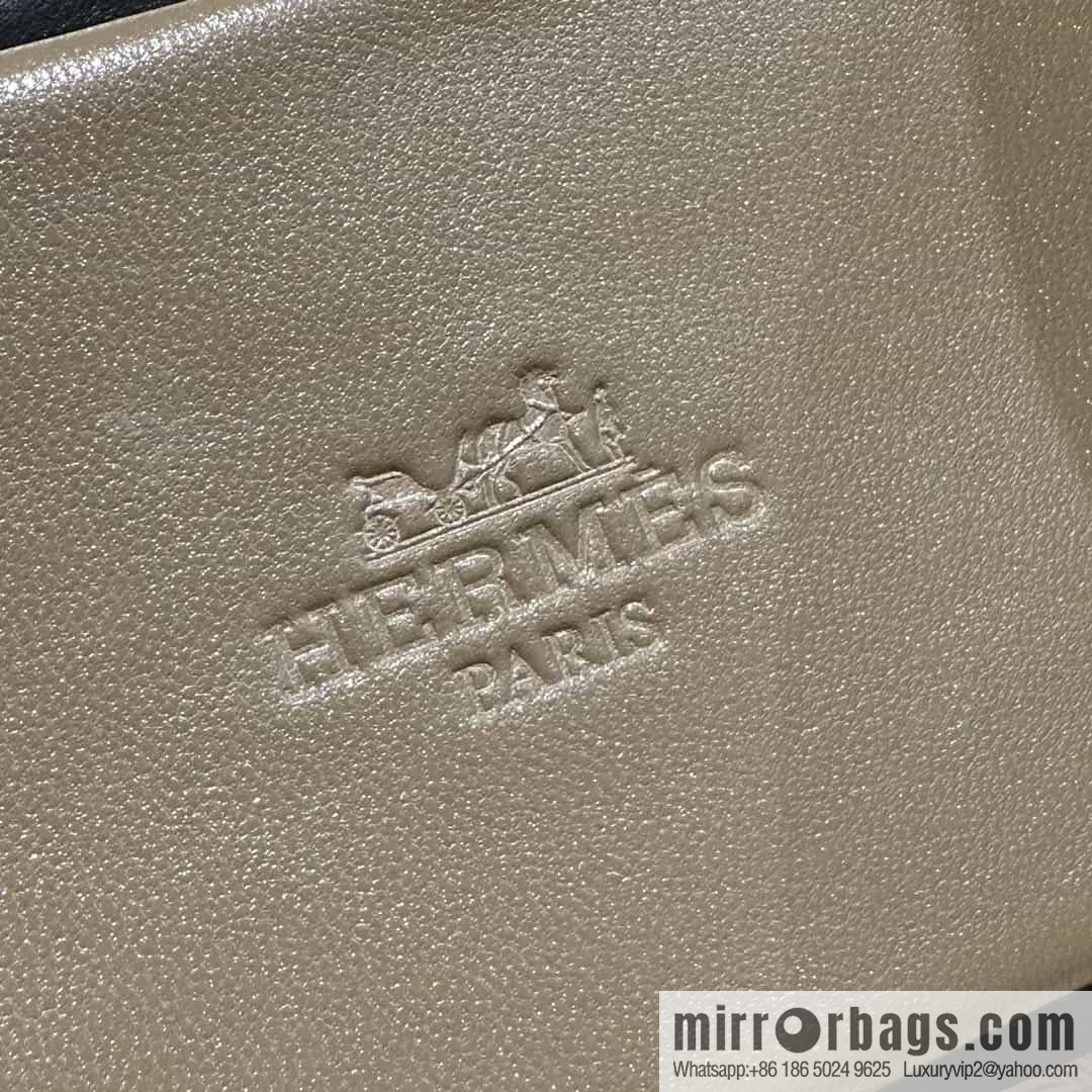 Hermes Hermès Italian imported leather classic men's slippers