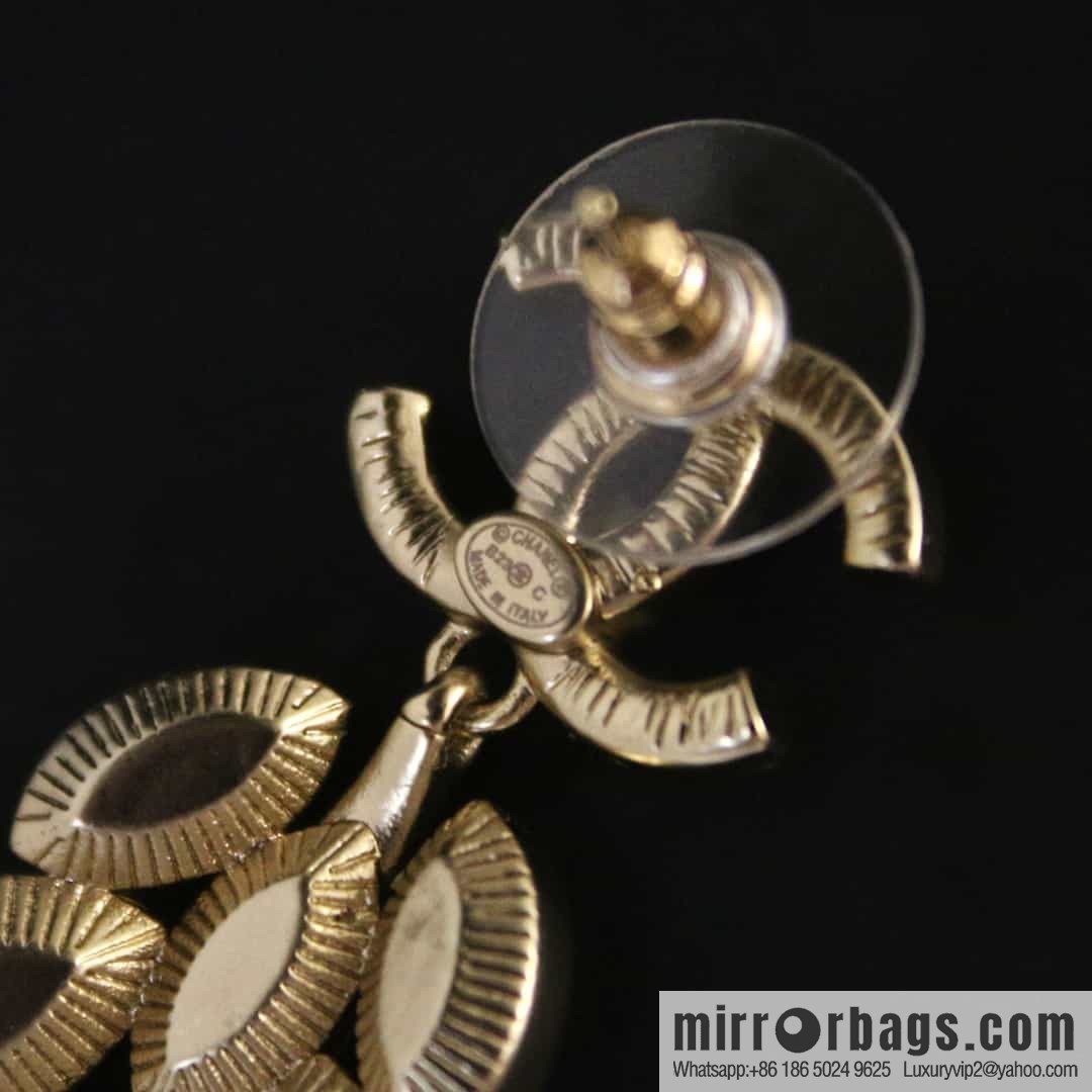 New ☑️ Chanel C2 double c horse eye drill earrings