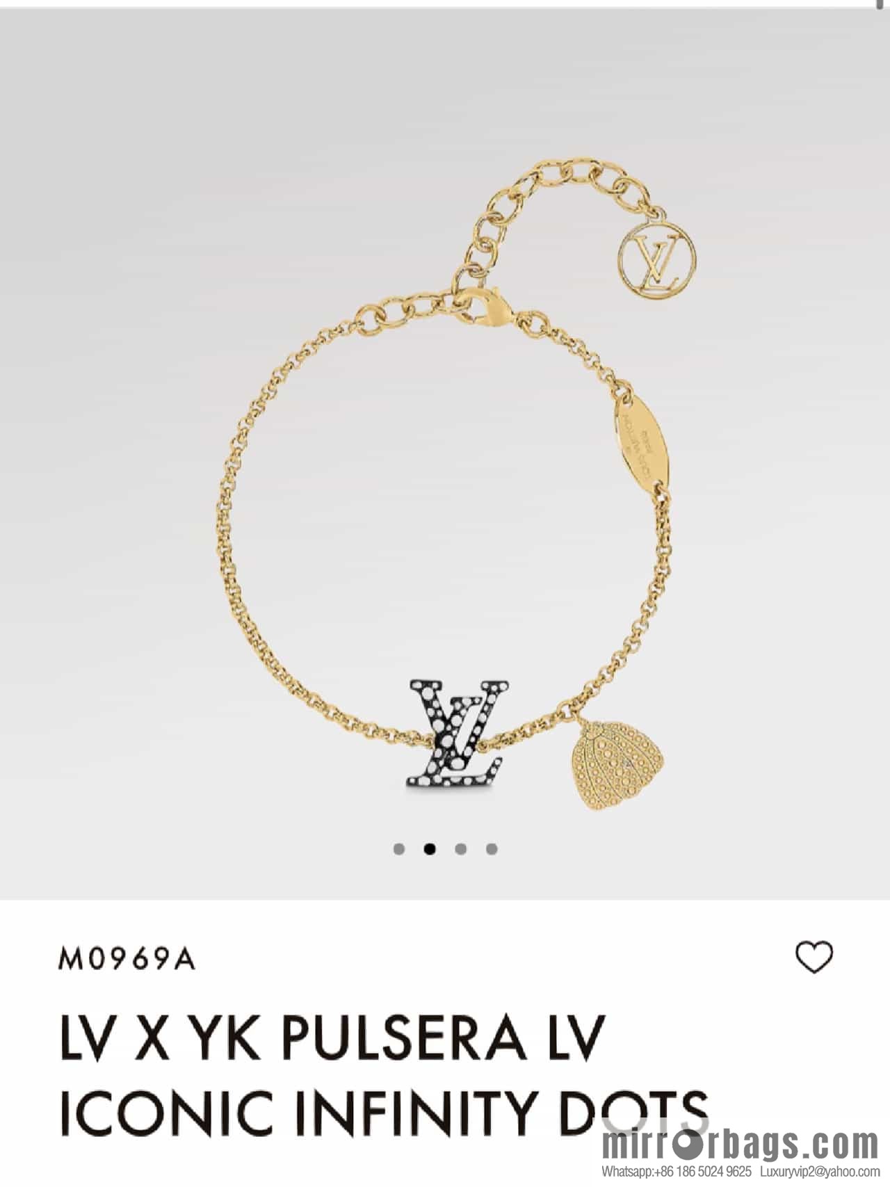 Louis Vuitton Louis Vuitton LVx Kusama joint series shell bracelet