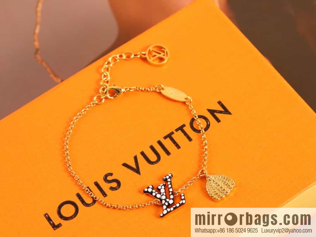 Louis Vuitton Louis Vuitton LVx Kusama joint series shell bracelet