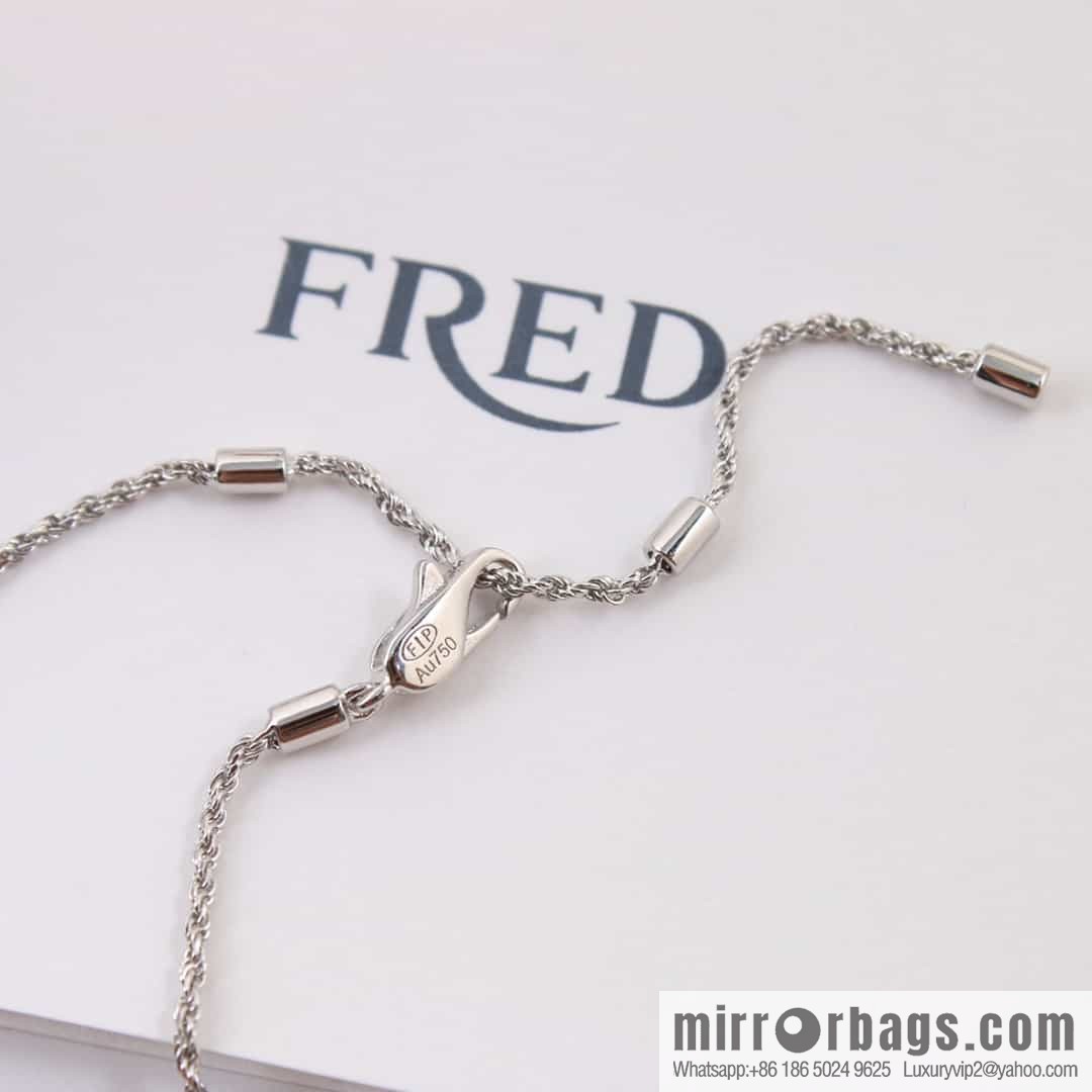 Fred's diamond horseshoe necklace