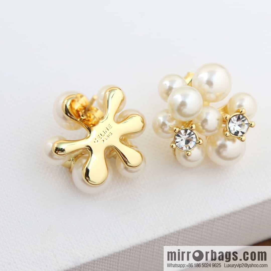 New Celine pearl stud earrings