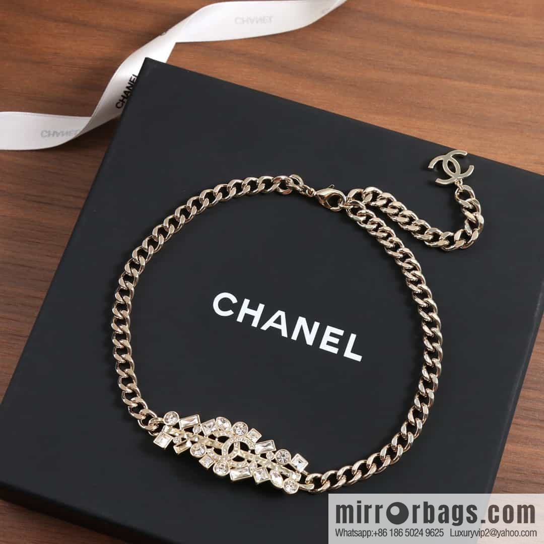 New ☑️ Chanel double c full diamond necklace