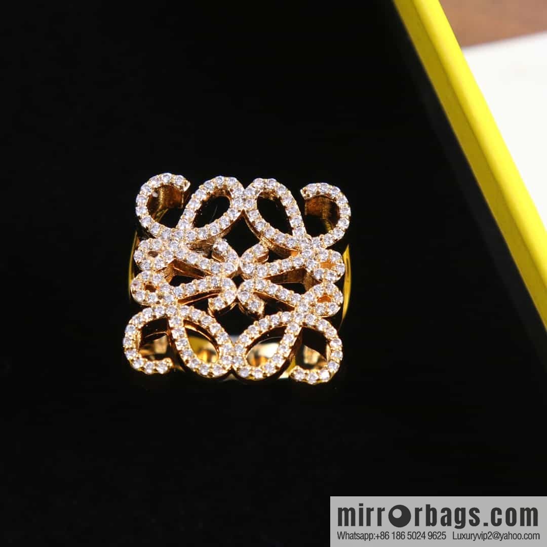 LOEWE Diamond mooncake ring
