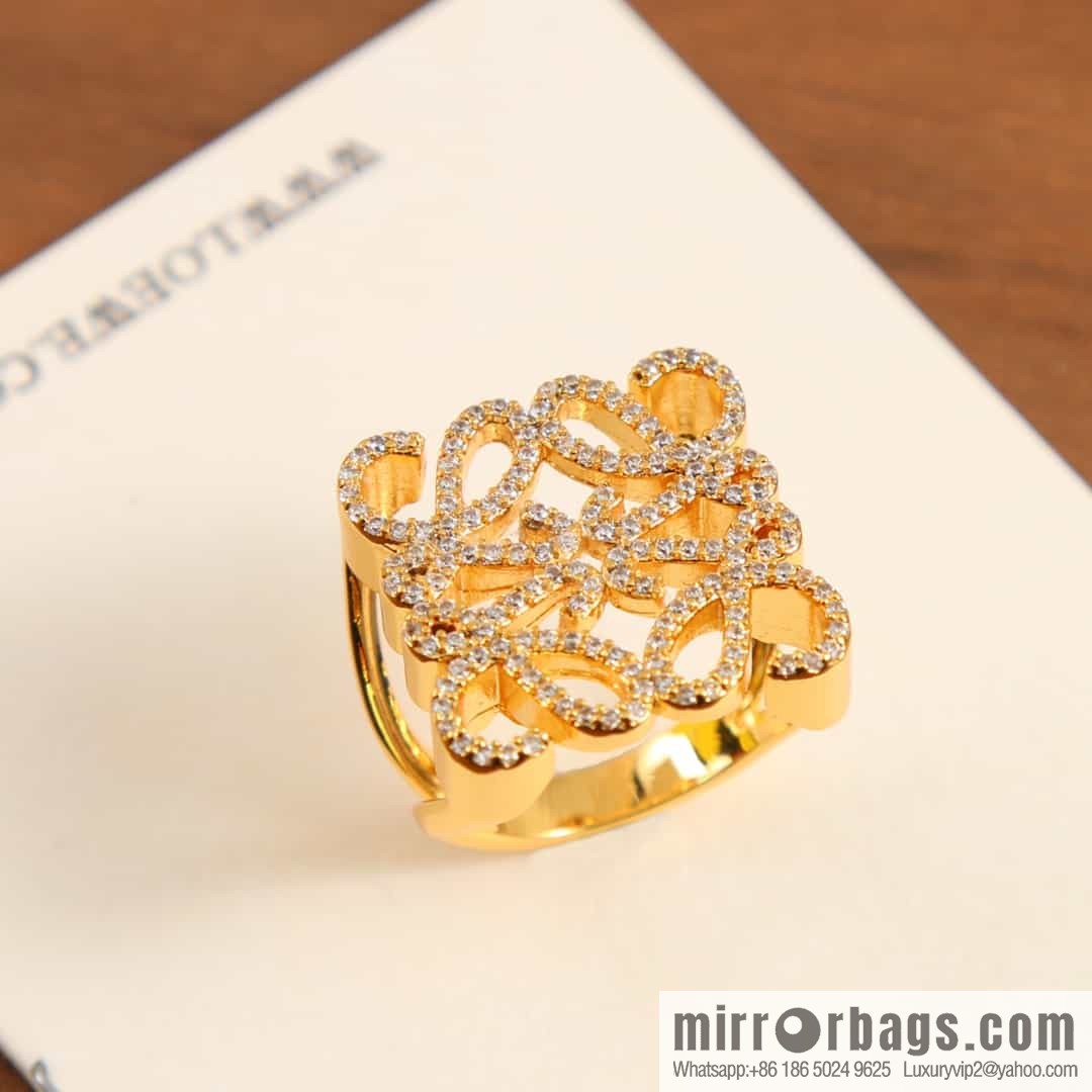 LOEWE Diamond mooncake ring
