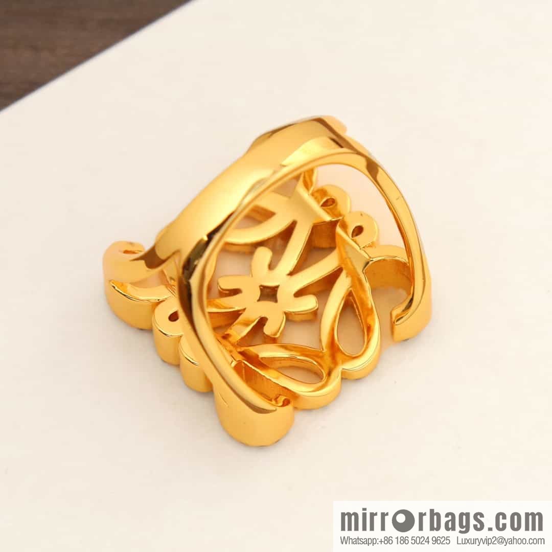 LOEWE Diamond mooncake ring