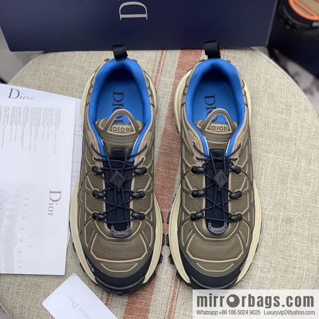 Dior Dior makes new men's B31 sports and leisure shoes with khaki mesh fabric